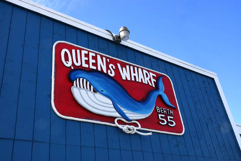 Queen’s Wharf Berth 55 sign